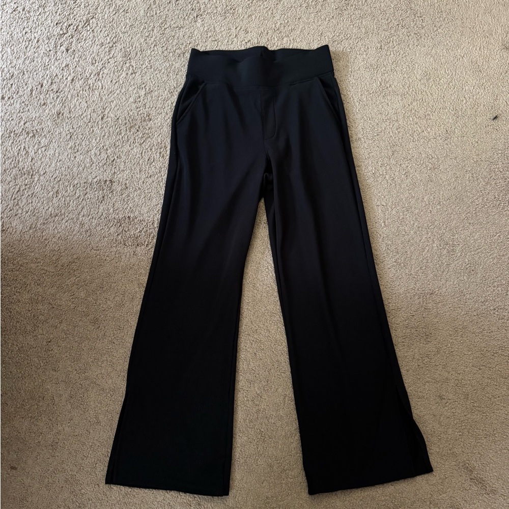 Black Wide-Leg Women's Pants